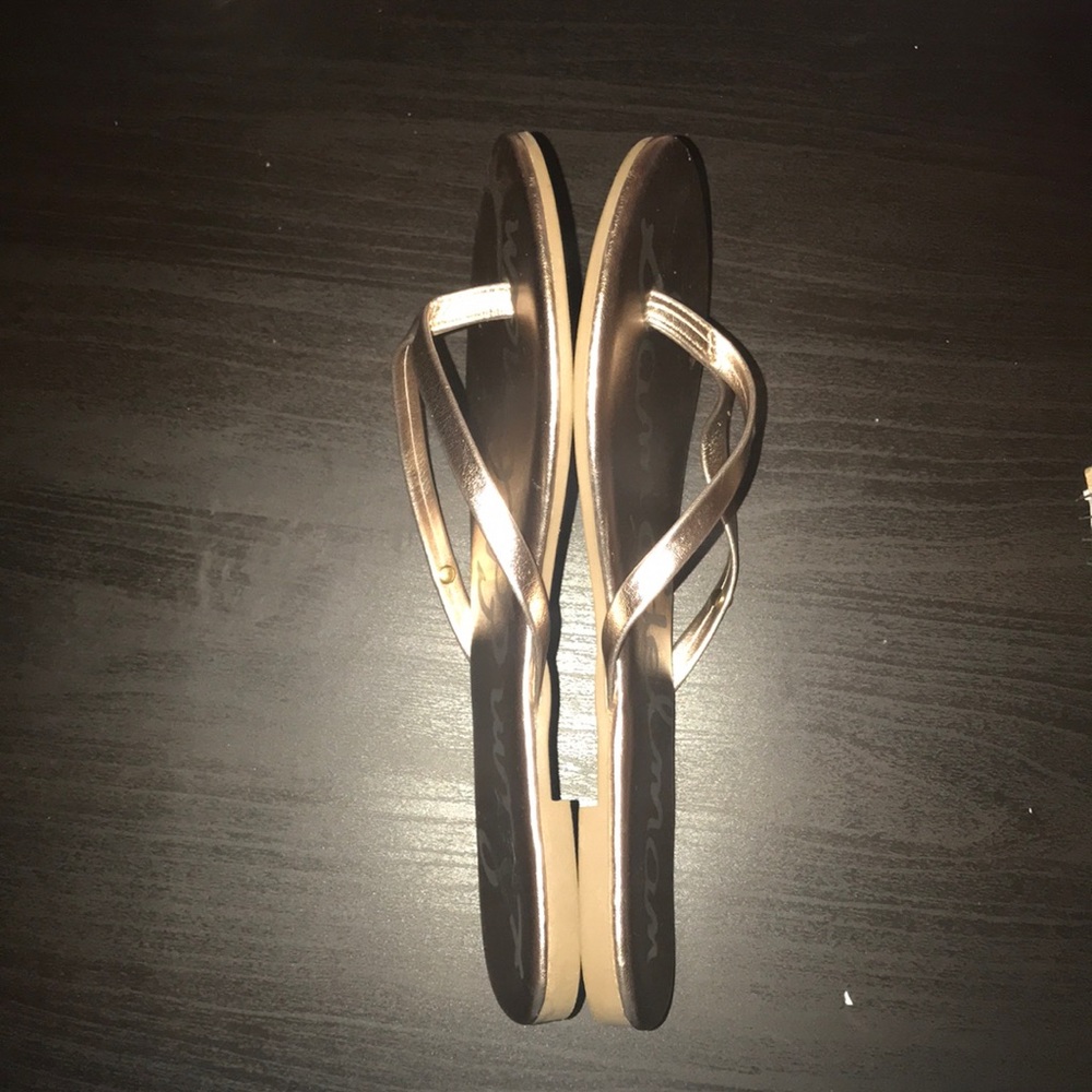 Sam Edelman, flip flo, shiny pinkish, size 7 - Picture 6 of 7